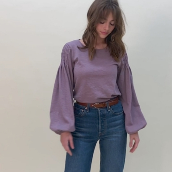 Nation LTD Tops - Nation LTD Sabine Top Purple XS